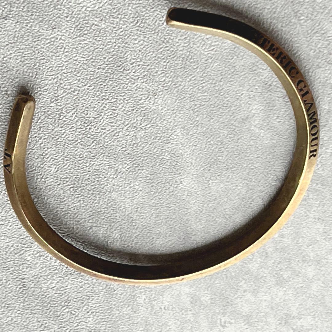 ヒステリックグラマー×アカシックツリー　ゴールド　バングル　完売　ハンドメイド