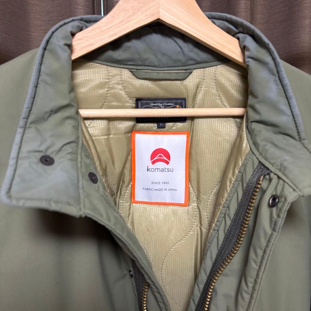 ビームス BEAMS PLUS 小松マテーレ / M-65 モッズ ダウンコート