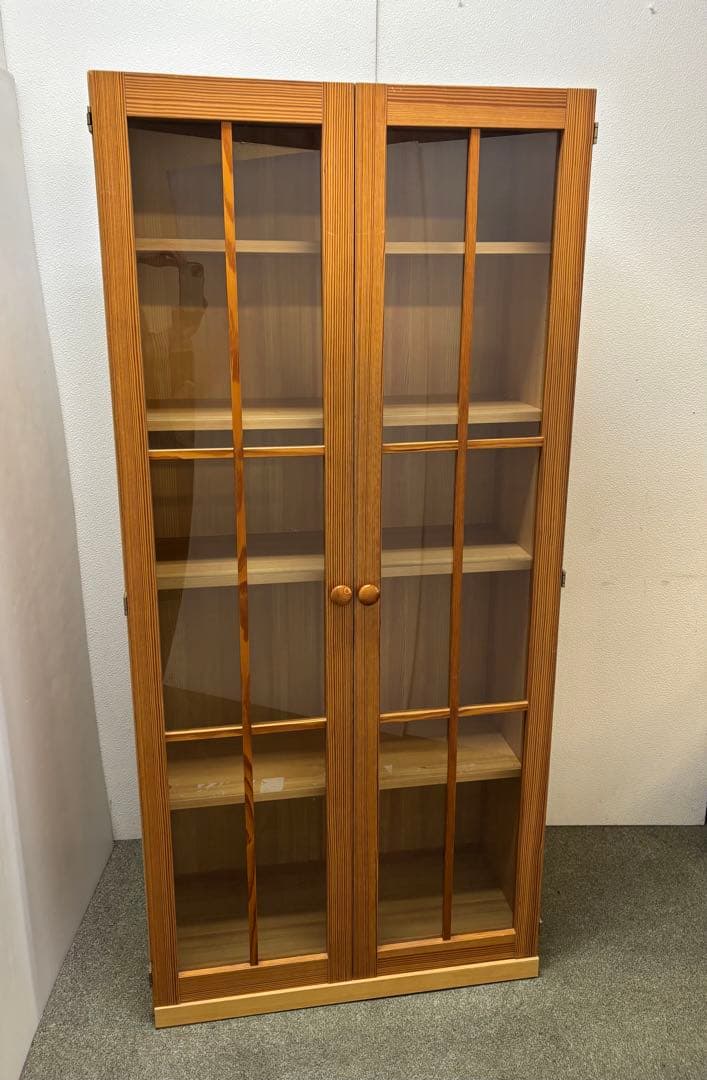 昭和レトロ家具　当時物　ヴィンテージ書棚　フリーボード　収納家具　カントリー