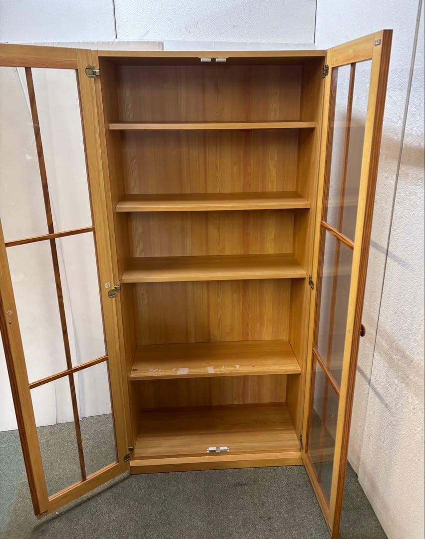 昭和レトロ家具　当時物　ヴィンテージ書棚　フリーボード　収納家具　カントリー