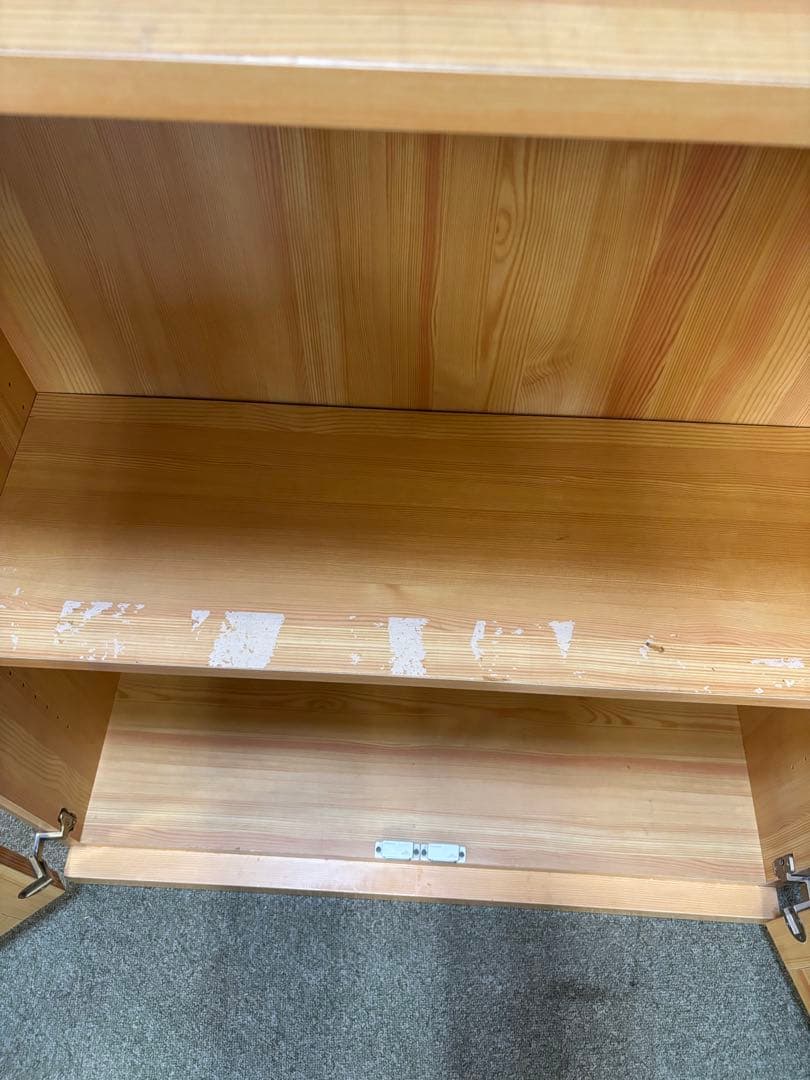 昭和レトロ家具　当時物　ヴィンテージ書棚　フリーボード　収納家具　カントリー