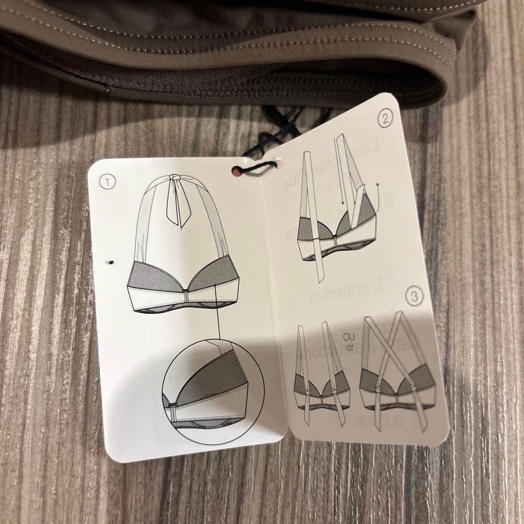 Aubade カーキ　セパレート水着　ビキニ