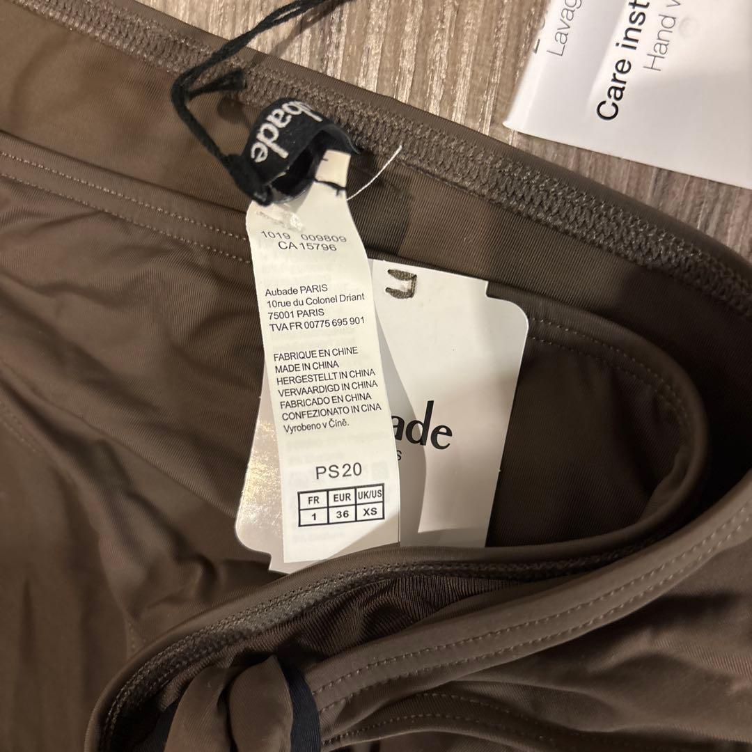 Aubade カーキ　セパレート水着　ビキニ