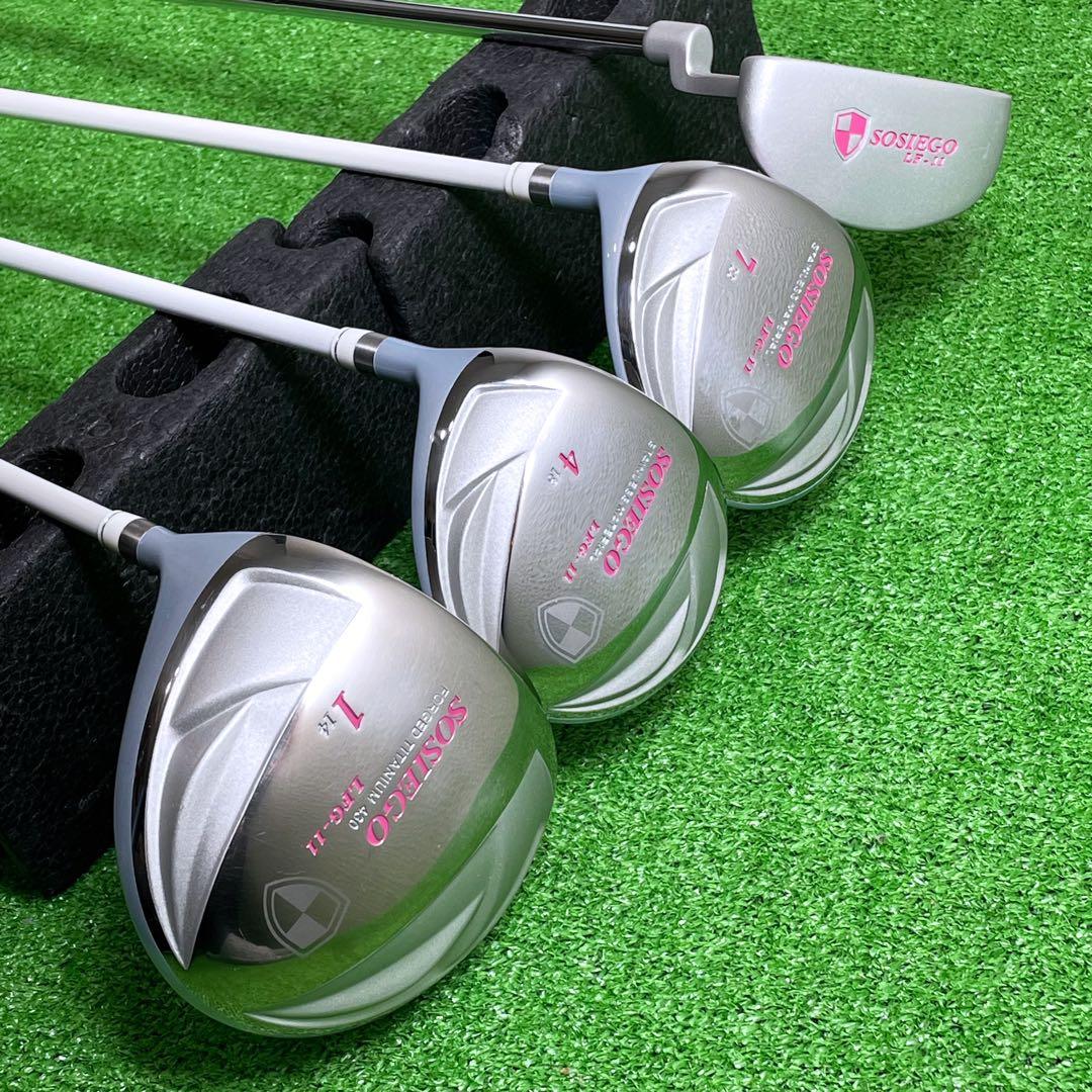 【レフティ】 レディースゴルフセット SOSIEGO LFG-11 未使用多数