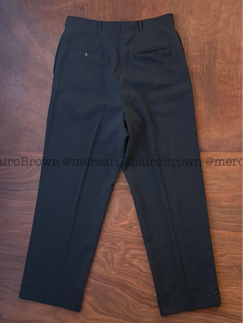 60s ビンテージ ブラック トラウザー TALON ZIP