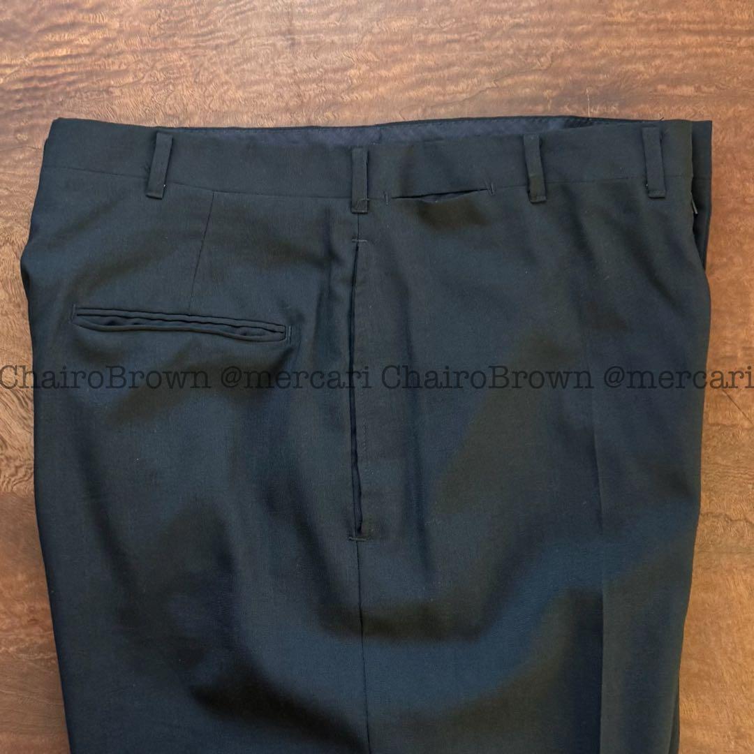 60s ビンテージ ブラック トラウザー TALON ZIP