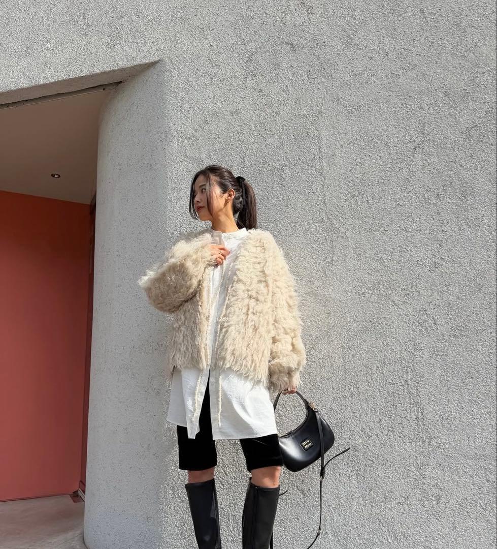 Trunc 88 ニットカーディガン アイボリー