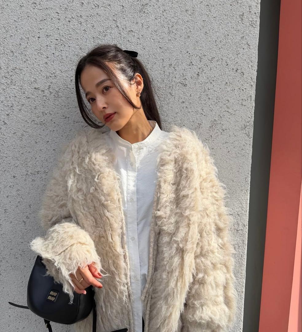 Trunc 88 ニットカーディガン アイボリー