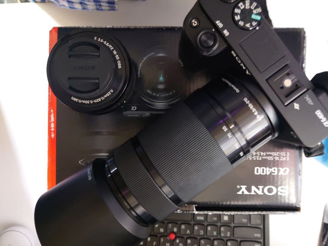 超美品 Sony α6400 ダブルズームキット