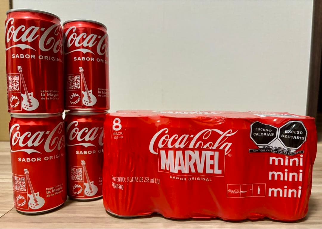 【海外限定】メキシココカコーラ 235ml MARVEL12缶#メキシカンコーラ