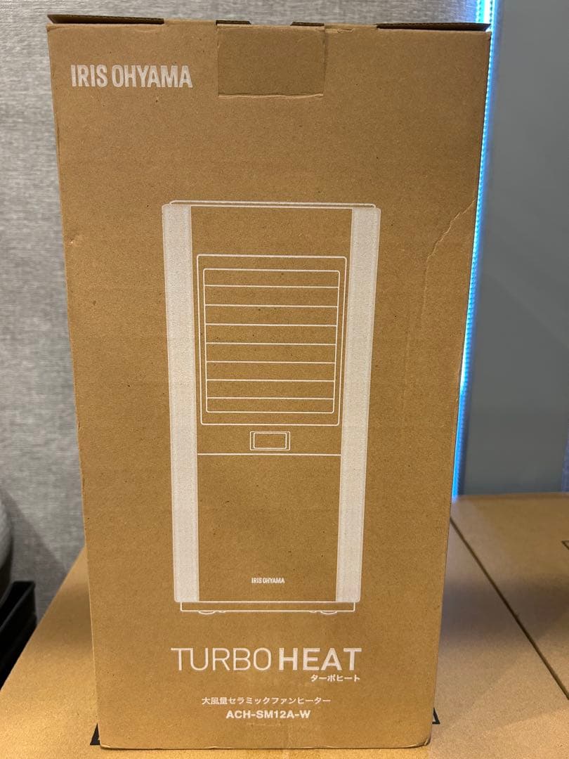 アイリスオーヤマ 大風量セラミックファンヒーター ACH-SM12A-W