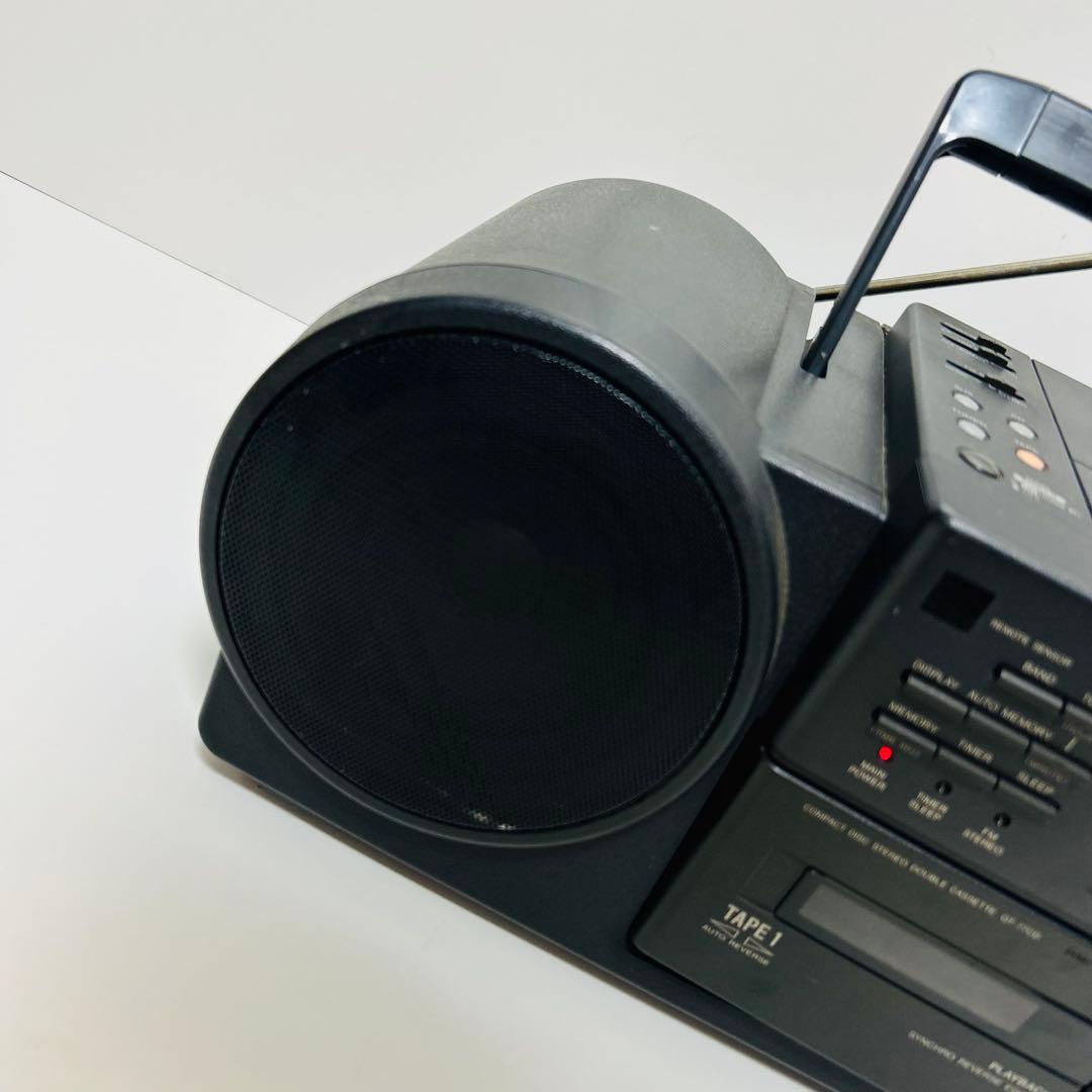 【再生ok】SHARP QT-77CD コンパクトディスク ダブルカセット