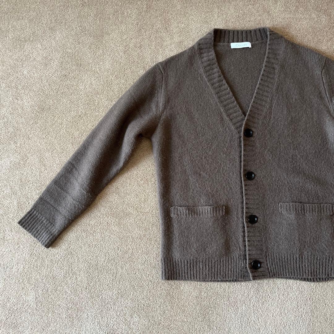 クルチアーニ カシミヤ混ニットカーディガン（48）ブラウン