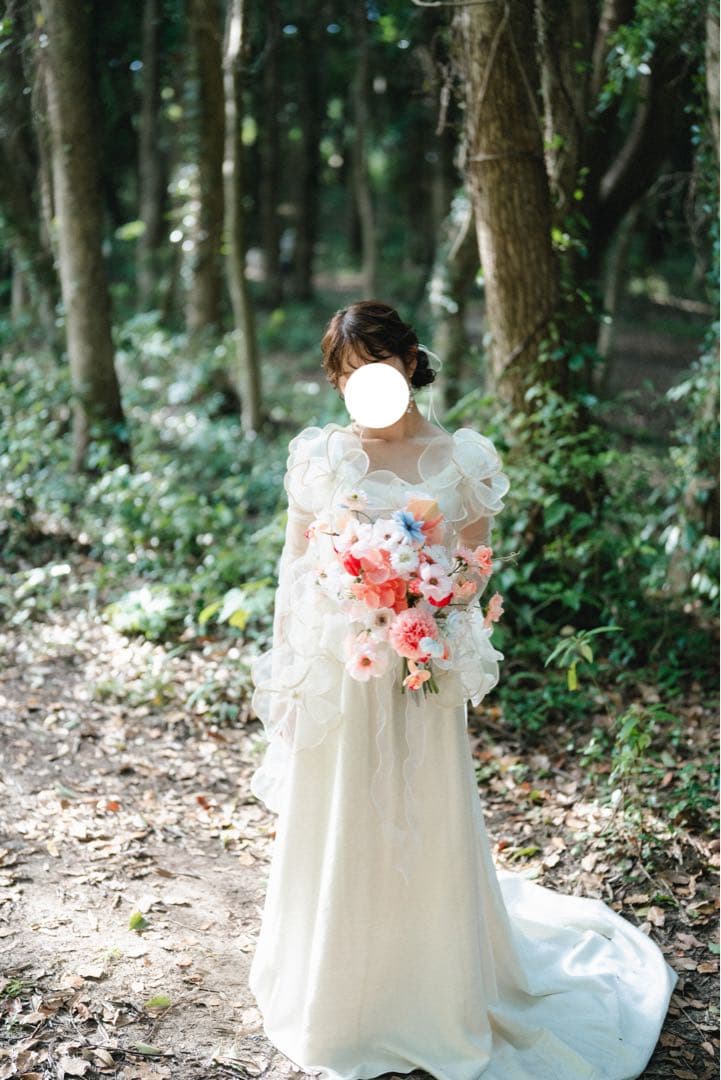 ウエディングドレス　　結婚式　二次会　前撮り　オーダーメイド　フラワー装飾