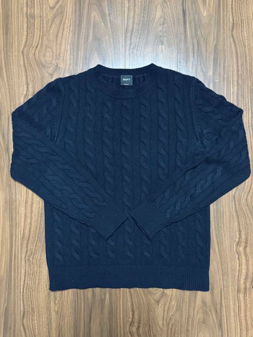 セール✨BAFY ×ロロピアーナ　カシミヤ　46 ケーブルニット