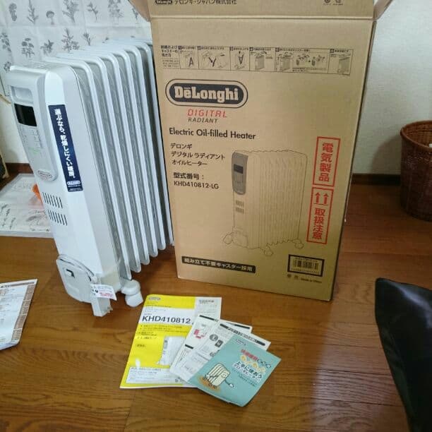 デロンギ、デジタル レディアント オイルヒーター