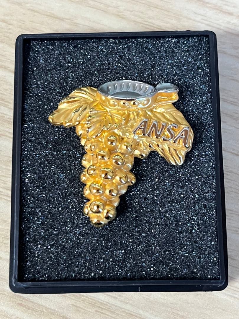 ★本物★最終販★ワインコーディネーターピンバッジ　ANSA（全日本ソムリエ協会）