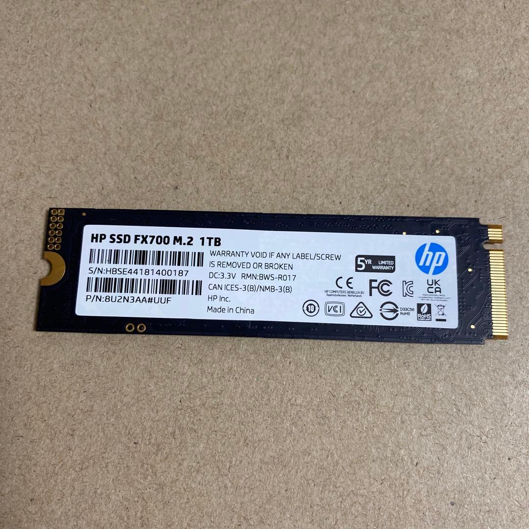 内蔵型SSD HP SSD FX700 1TB
