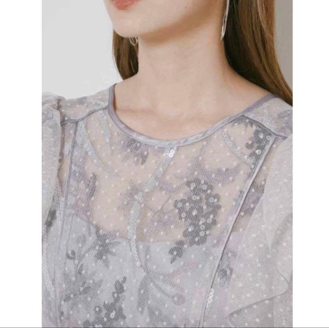 スナイデルシャイニーエンブロイダリーワンピース