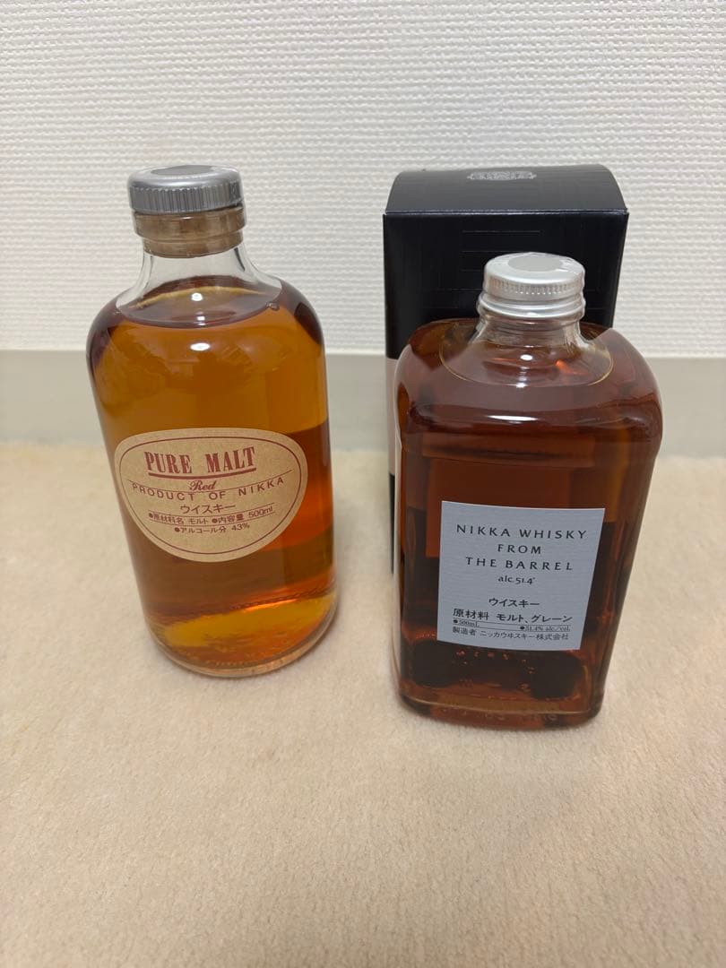 フロムザバレル&ピュアモルトレッド　2本セット　ニッカ