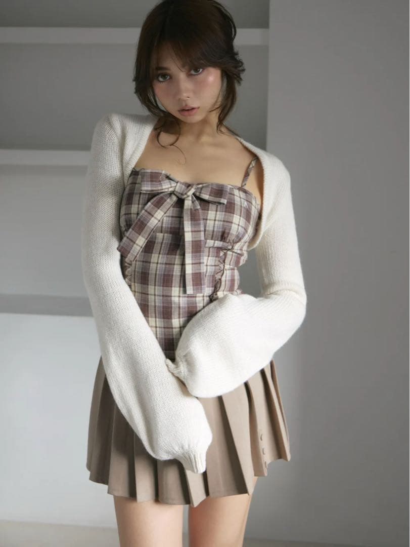 トップス andmary Tyla ribbon set tops