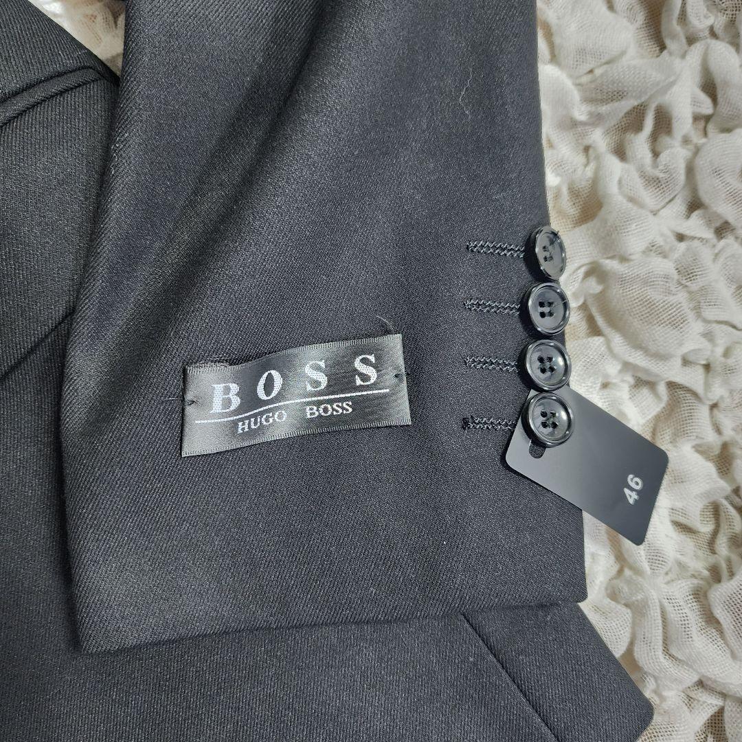 新品 ヒューゴボス イタリア製 ウール100% セットアップ スーツ M