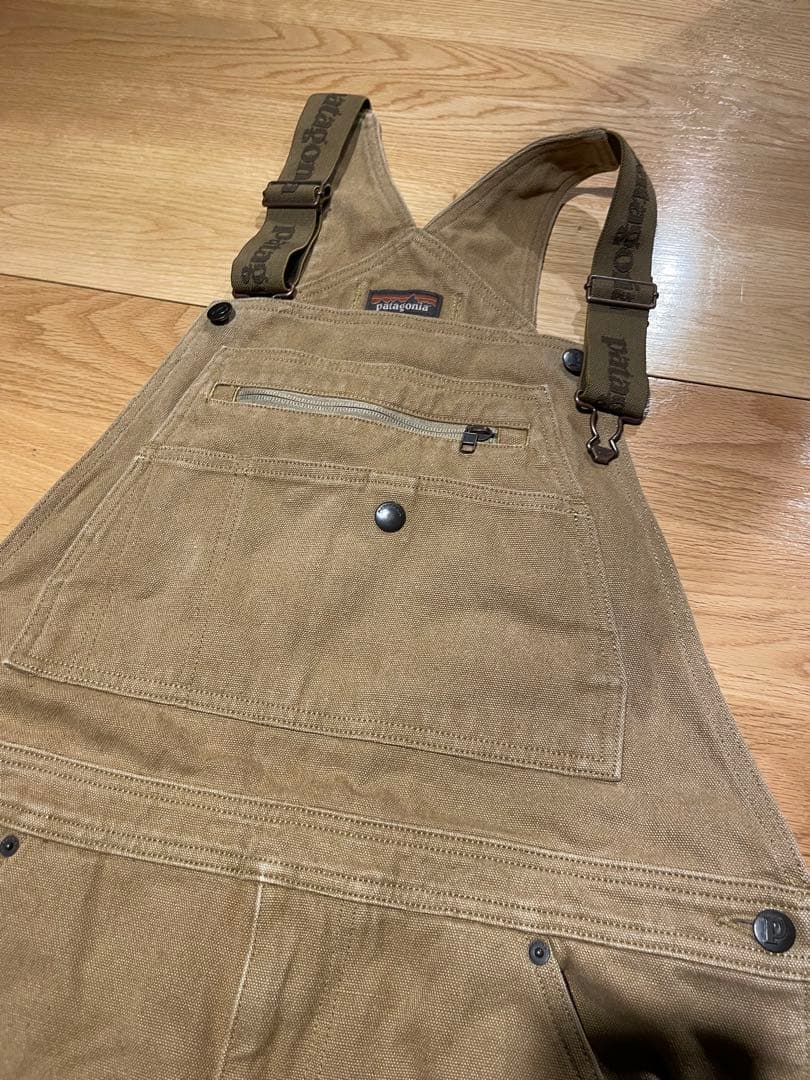 パタゴニア ヘンプ ブラウンオーバーオール・つなぎ 34 ヘンプ