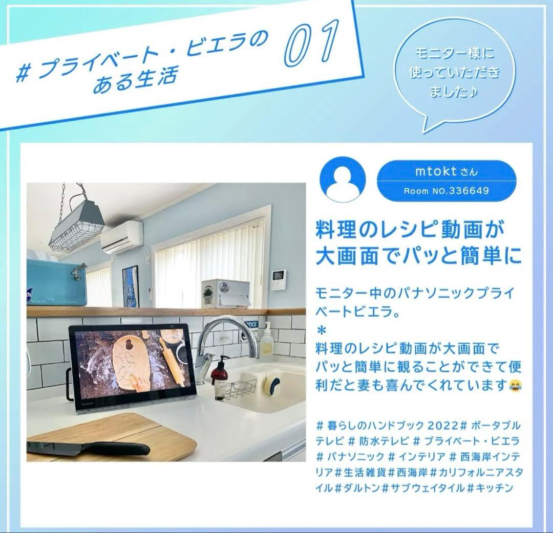 Panasonic UN-15L11-K 15V型　プライベート・ビエラ　テレビ