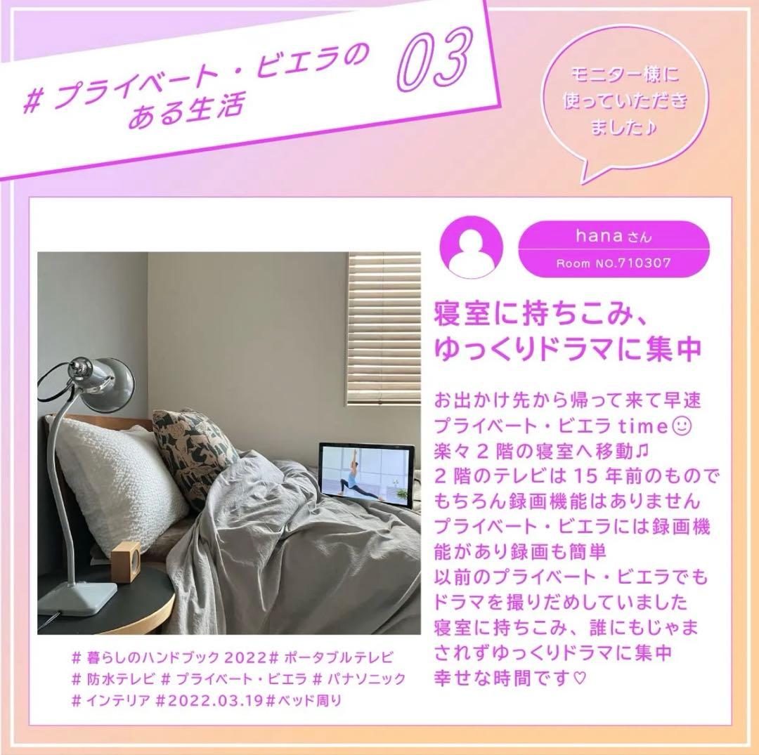 Panasonic UN-15L11-K 15V型　プライベート・ビエラ　テレビ