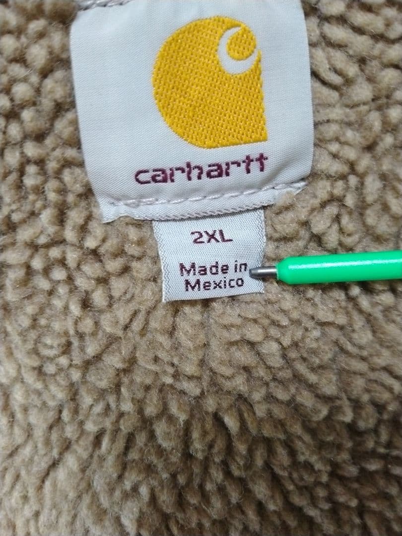 Carhartt ダック ボアベスト Mexico製
