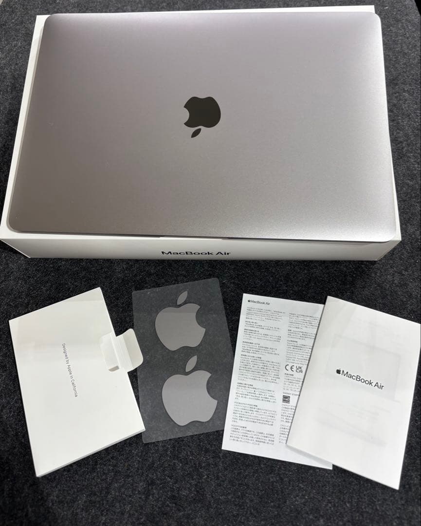 MacBook Air M1 8GB 256GBバッテリー94% スペースグレイ