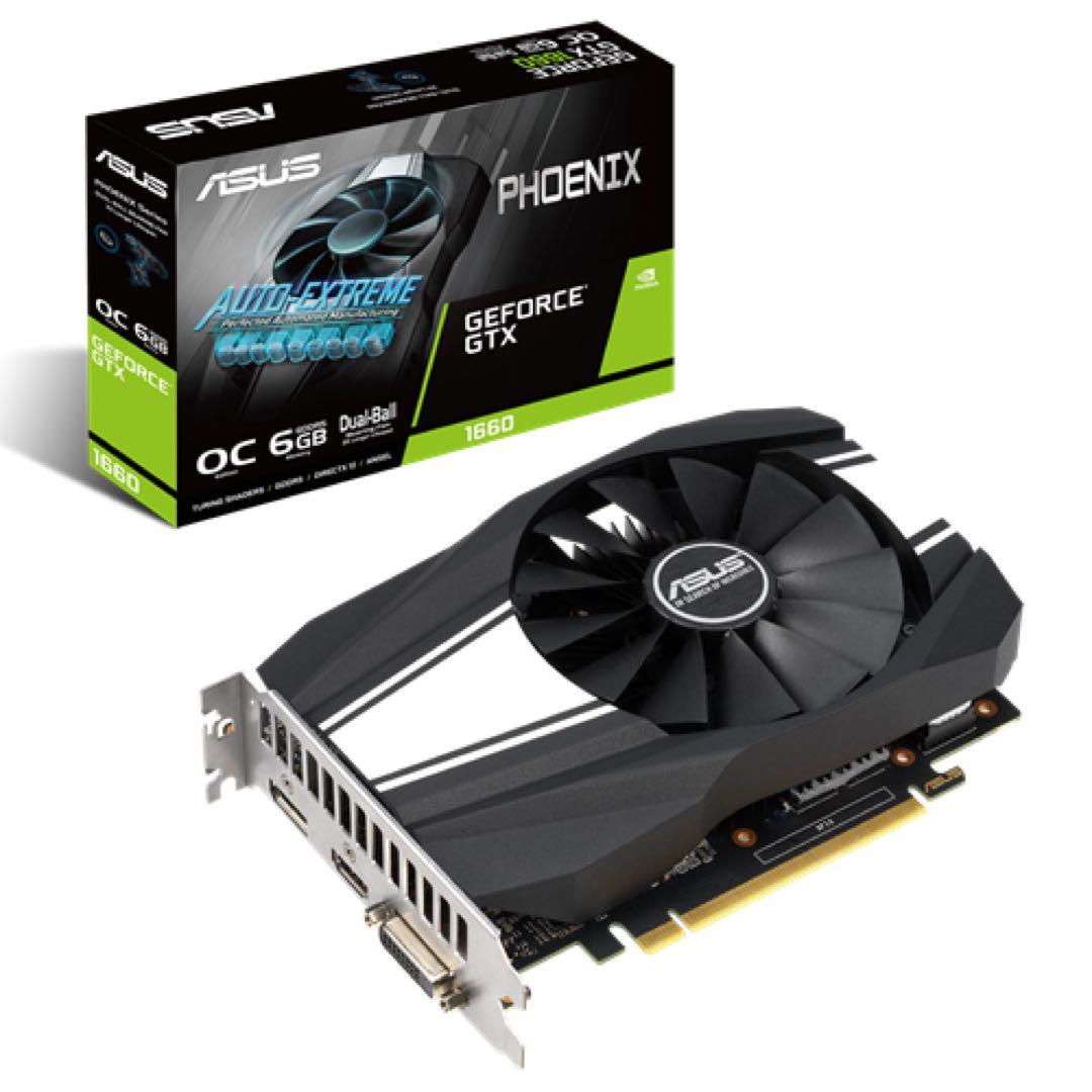 ASUS GeForce GTX 1660 6GB GDDR5グラフィックボード
