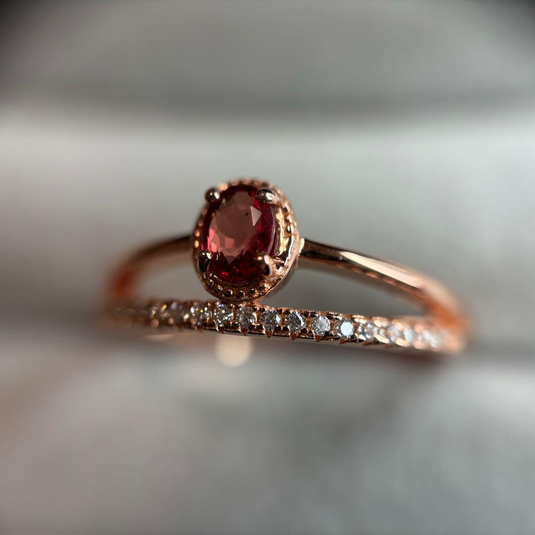 ★値下げ★鑑別メモ付き　ルビー　リング　フリーサイズ