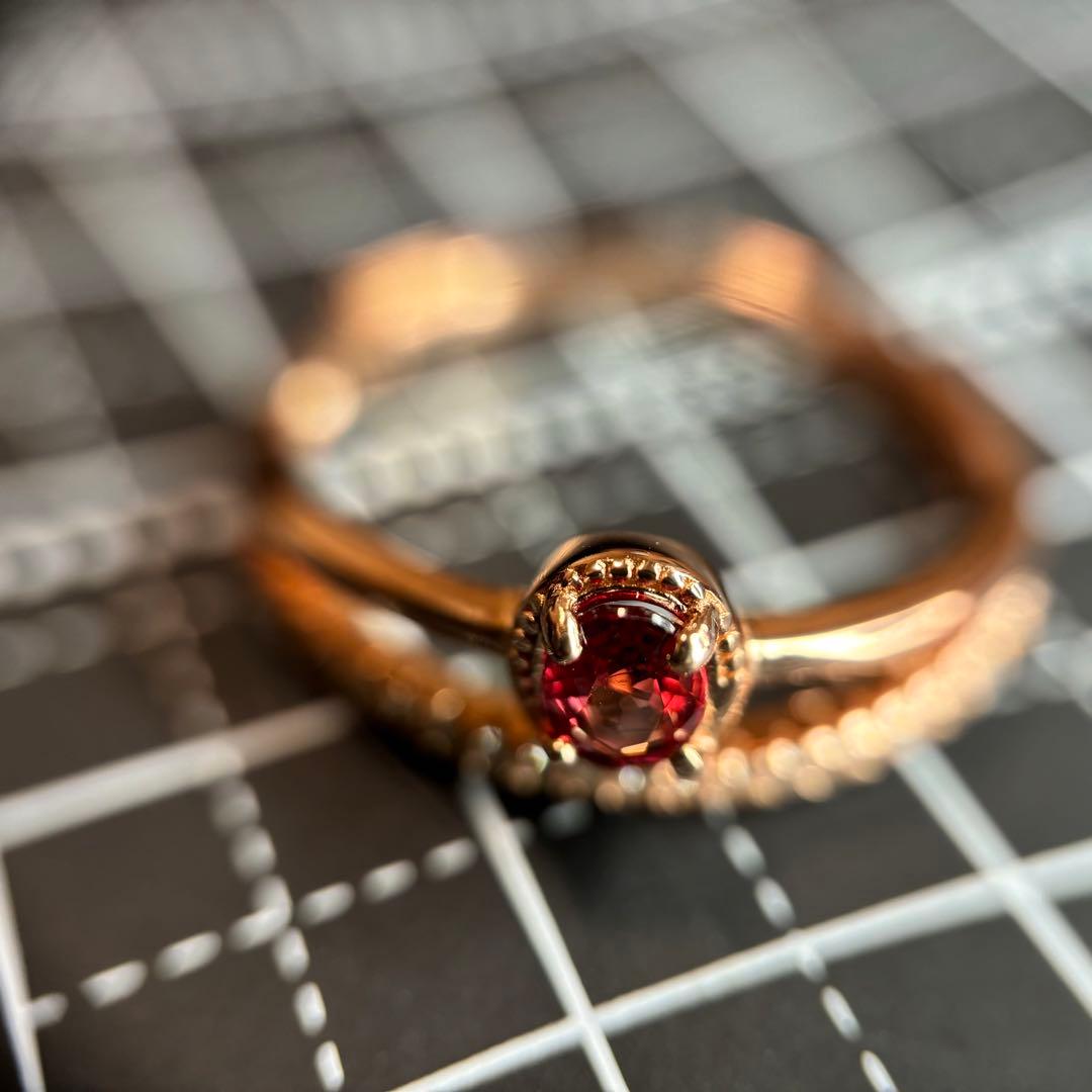 ★値下げ★鑑別メモ付き　ルビー　リング　フリーサイズ