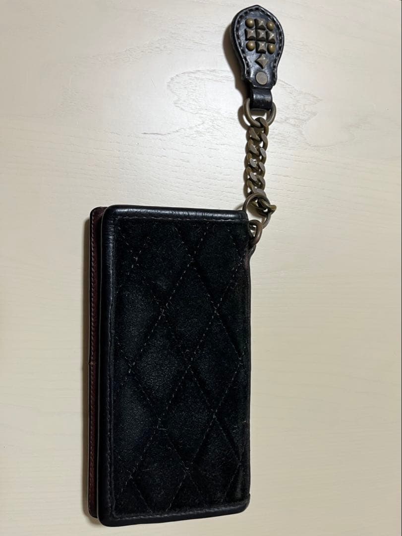 クスオ　CALEE ウォレットチェーン　43cm 真鍮➕ウォレット