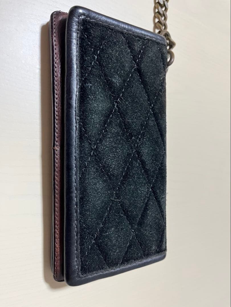 クスオ　CALEE ウォレットチェーン　43cm 真鍮➕ウォレット