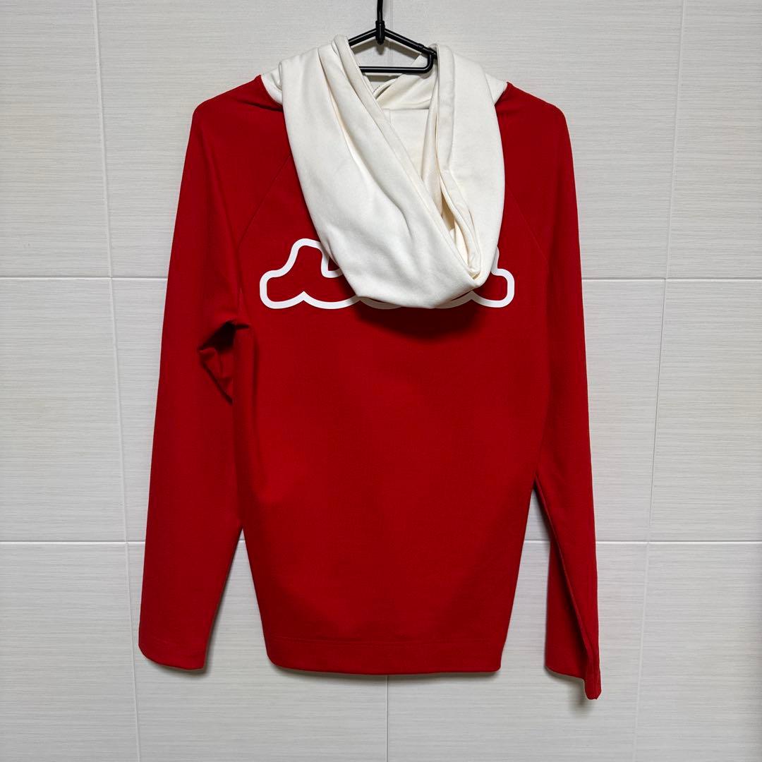 MUTA MARINE フード付きセーター 赤