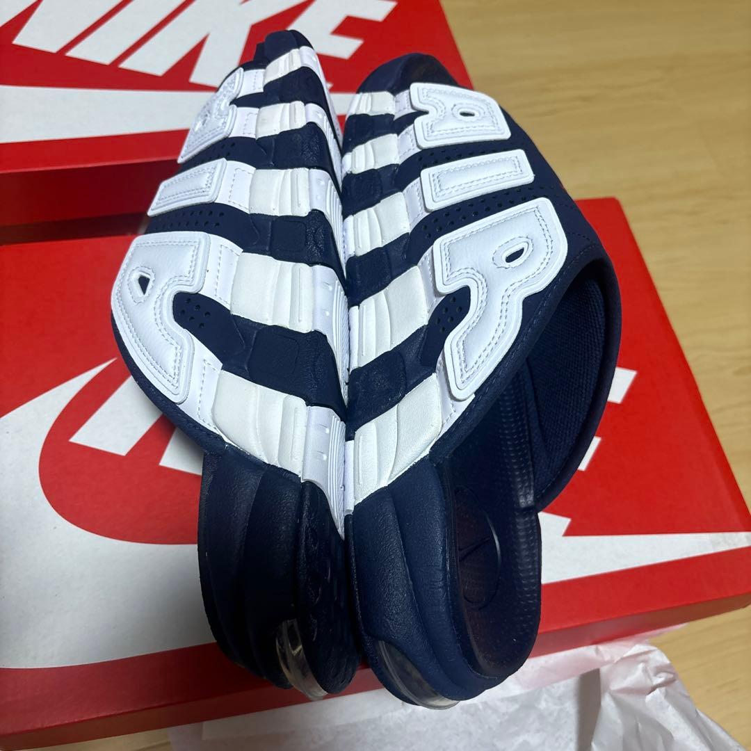 NIKE 28 エアモアアップテンポ アップテンポ　ネイビー　28 メル道歩