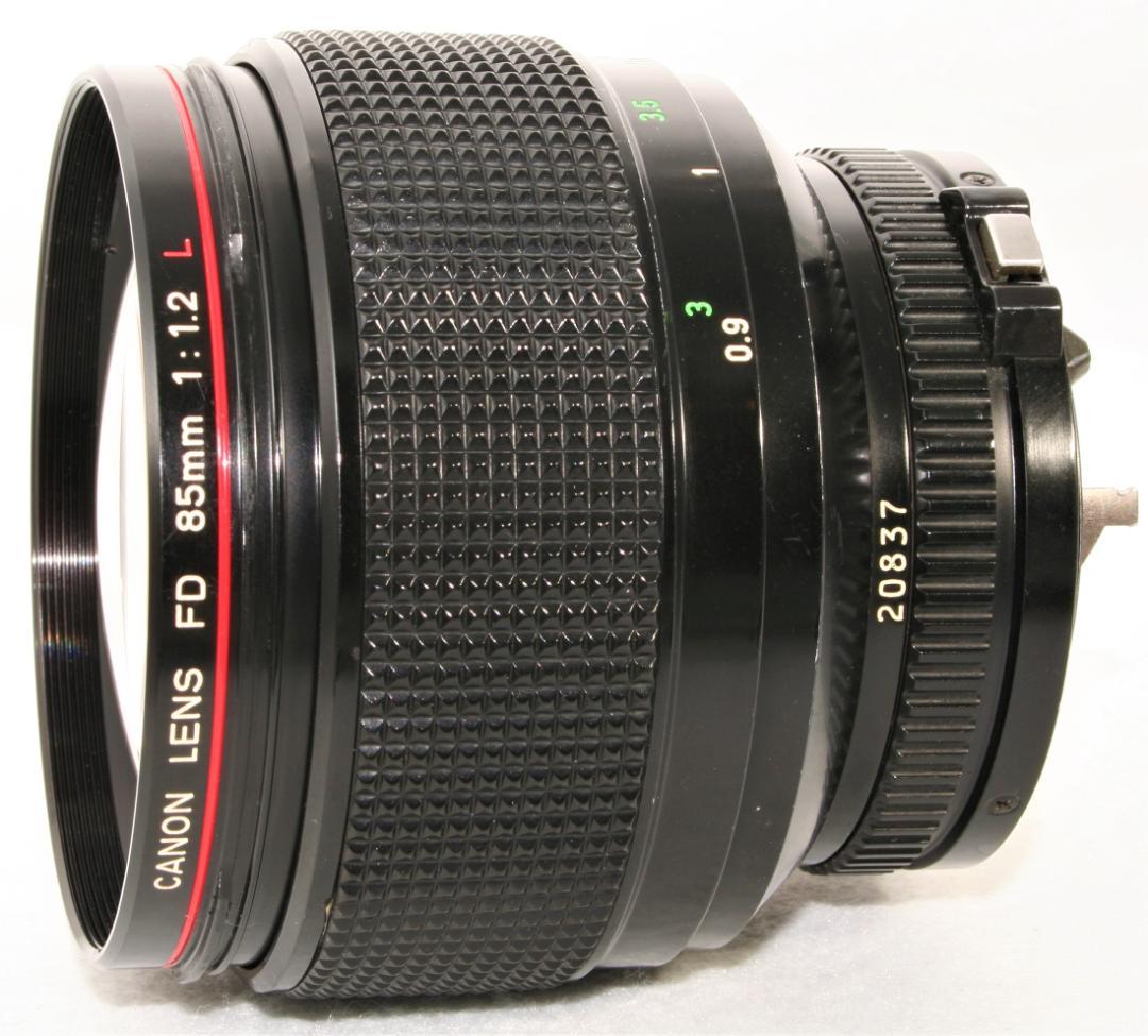 【美品】Canon キヤノン New FD 85mm F1.2 L MFレンズ