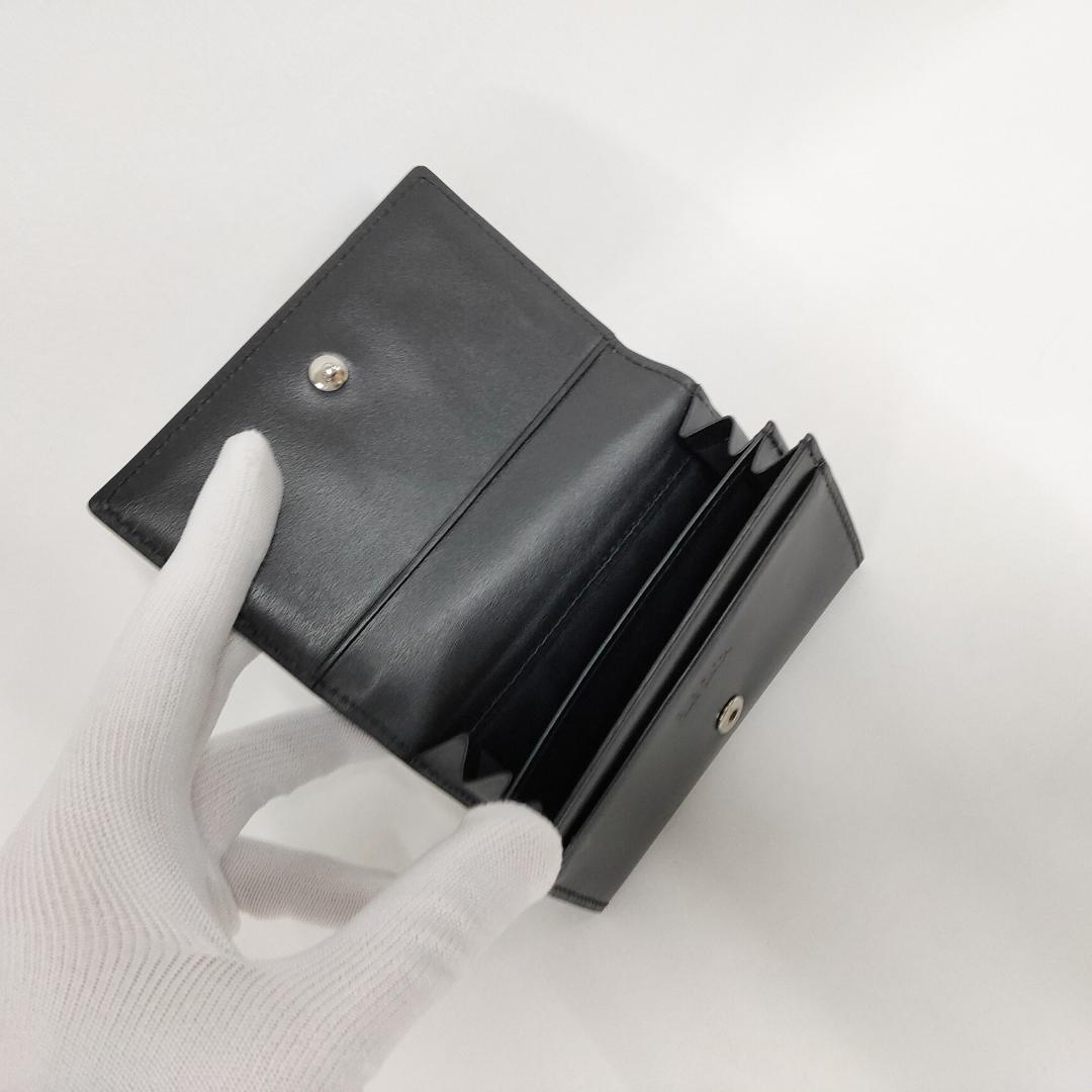 ○★新品 未使用 Paul Smith マーケトリーストライプラビット 名刺入れ