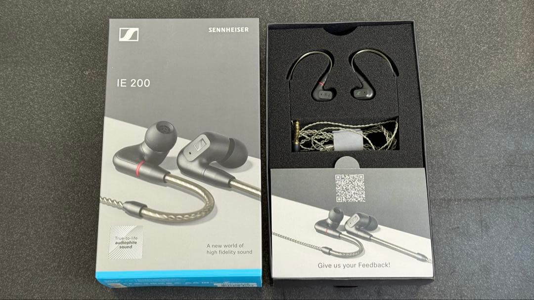 SENNHEISER IE200 ブラック+ 4.4mmバランスケーブル