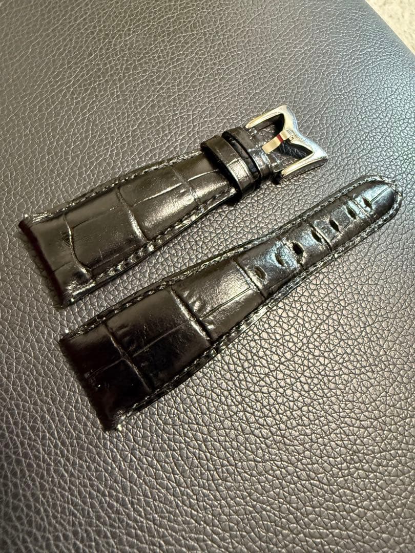 新品同様 GaGa MILANO　48MM　　レザー　ストラップ　替えベルト