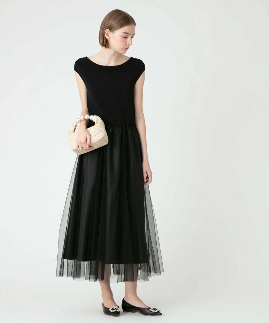 ルルウィルビー　バレリーナワンピース　ブラック　アルアバイル