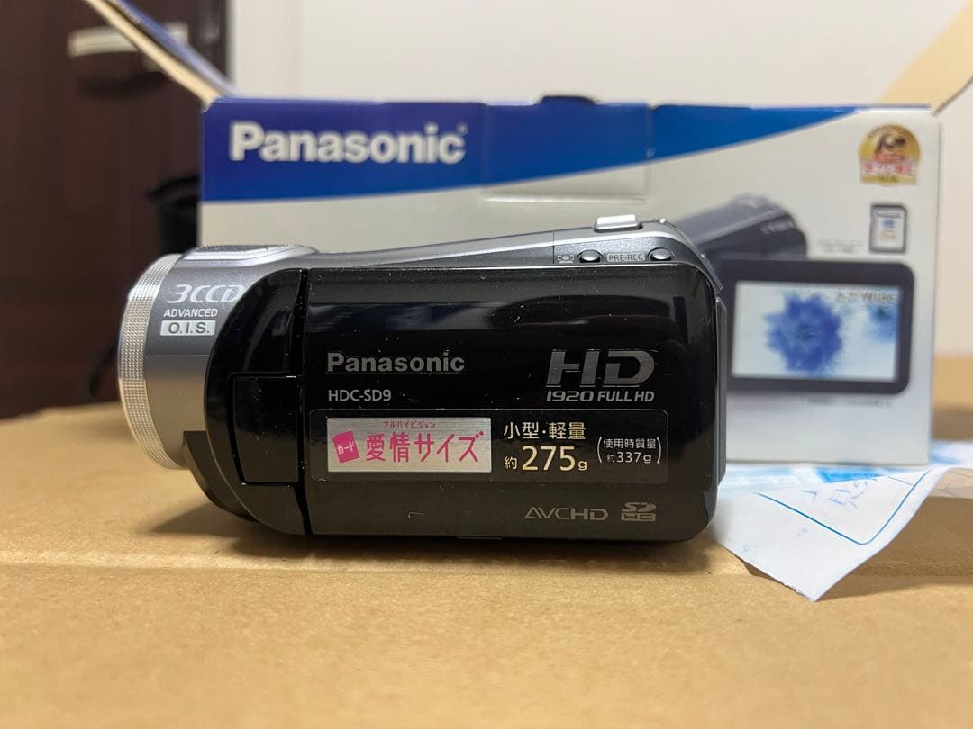 Panasonic HDC-SD9-S ビデオカメラ 本体