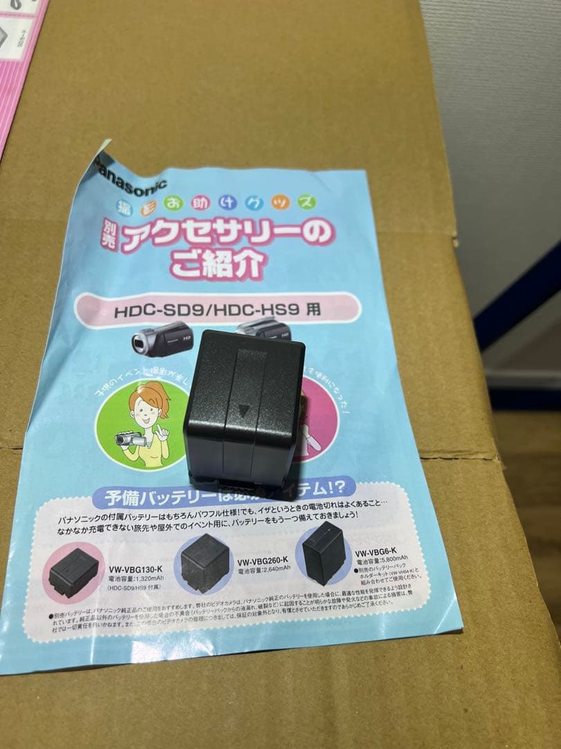 Panasonic HDC-SD9-S ビデオカメラ 本体