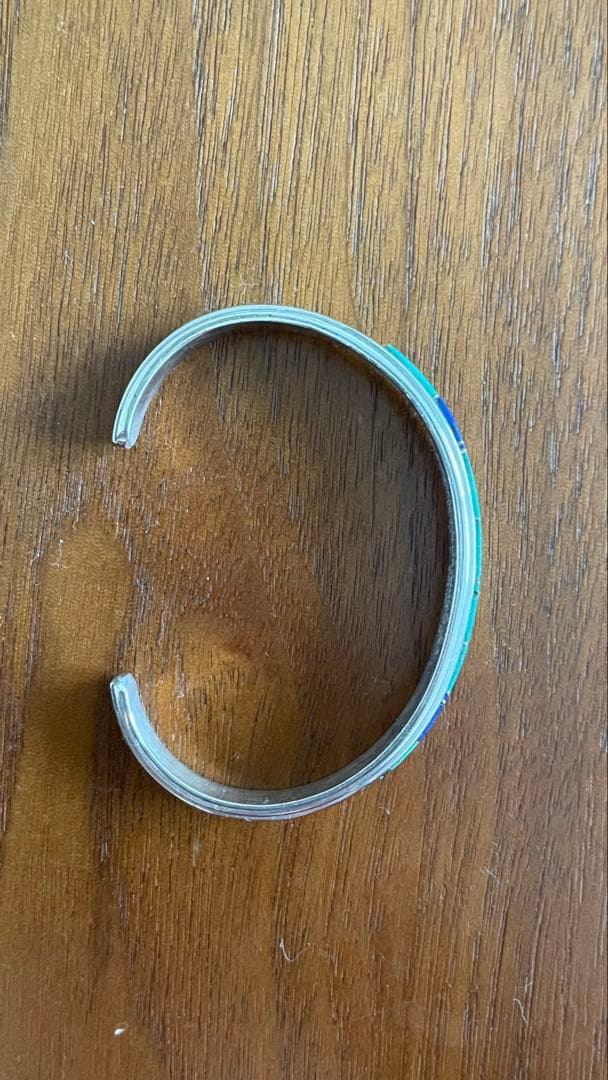 ズニ族製 マラカイト× ラピスラズリ インレイブレスレット