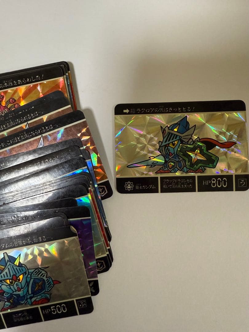 【希少】SDガンダム外伝 カードダス キラカード 42枚 まとめ売り