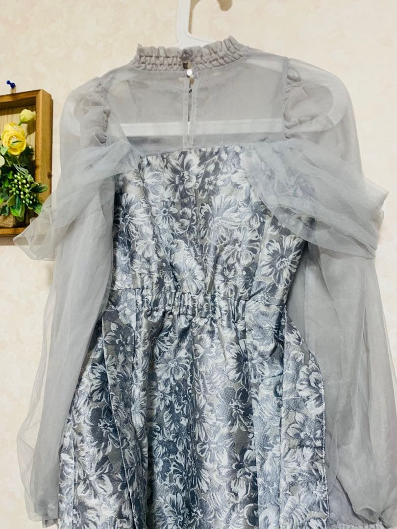 dazzlin（ダズリン）のシアーベールジャガードワンピース