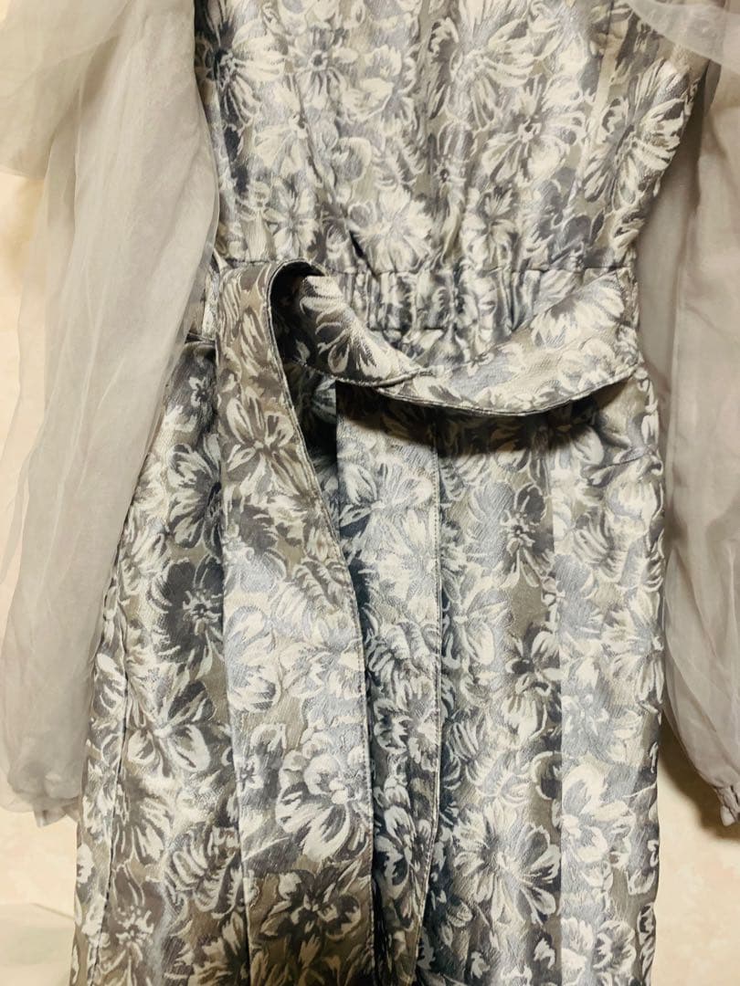 dazzlin（ダズリン）のシアーベールジャガードワンピース