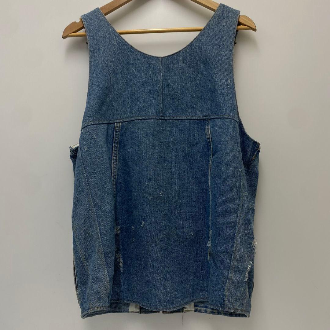 inkインクデニムリメイクベストリーバイス